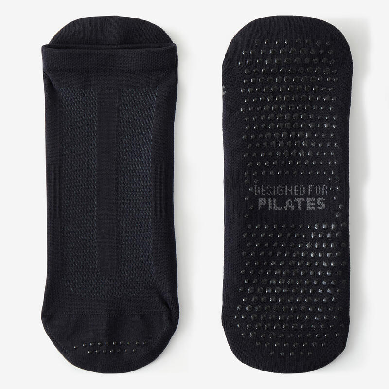 Antislip sokken voor fitness synthetisch 900 zwart