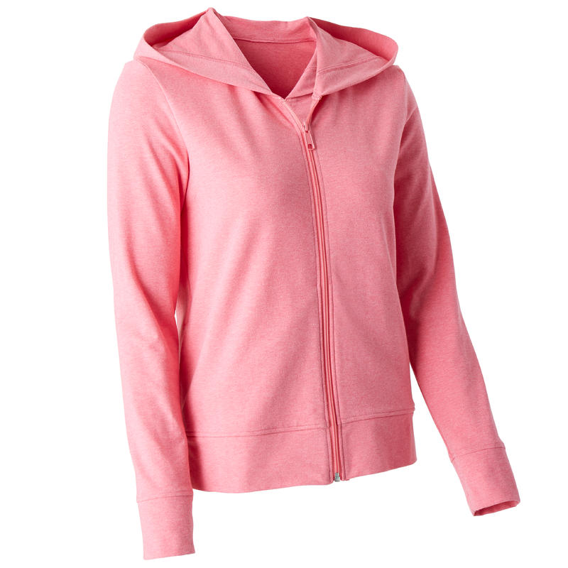 Download Women's Hooded Training Jacket 100 - Pink