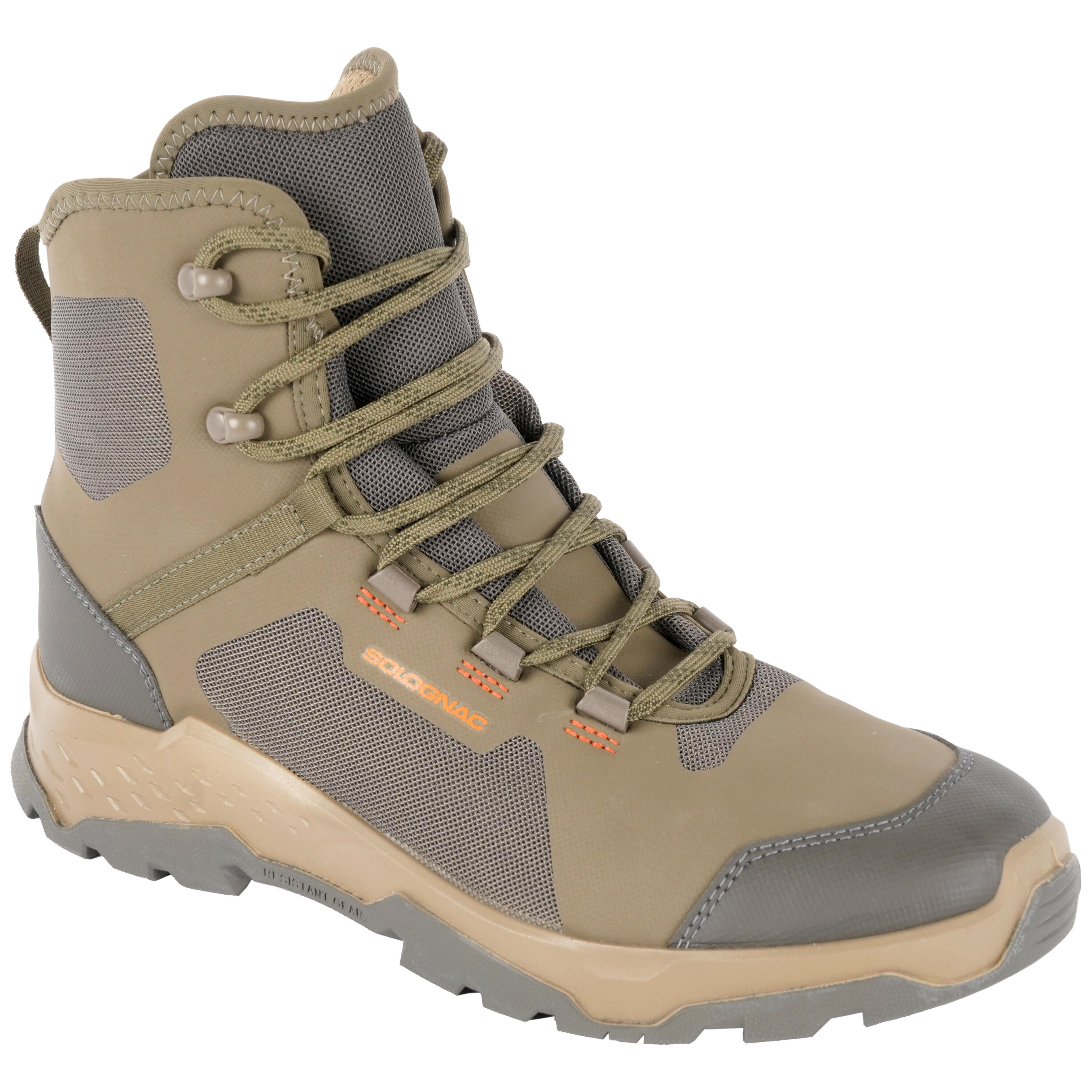 SOLOGNAC Silent Breathable Boots - Brown