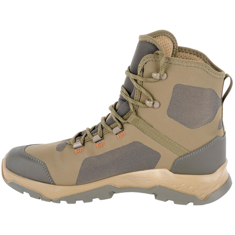 Hunting Silent Breathable Boots 500 Brown