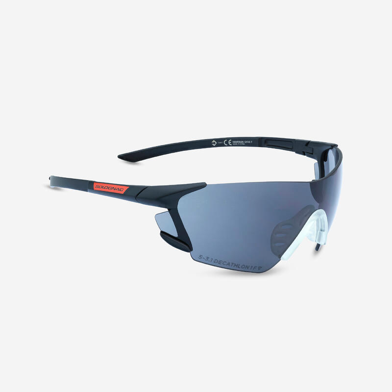 CLAY PIGEON SHOOTING PROTECTIVE GLASSES 100, STRONG SUNGLASS LENSES, CATEGORY 3