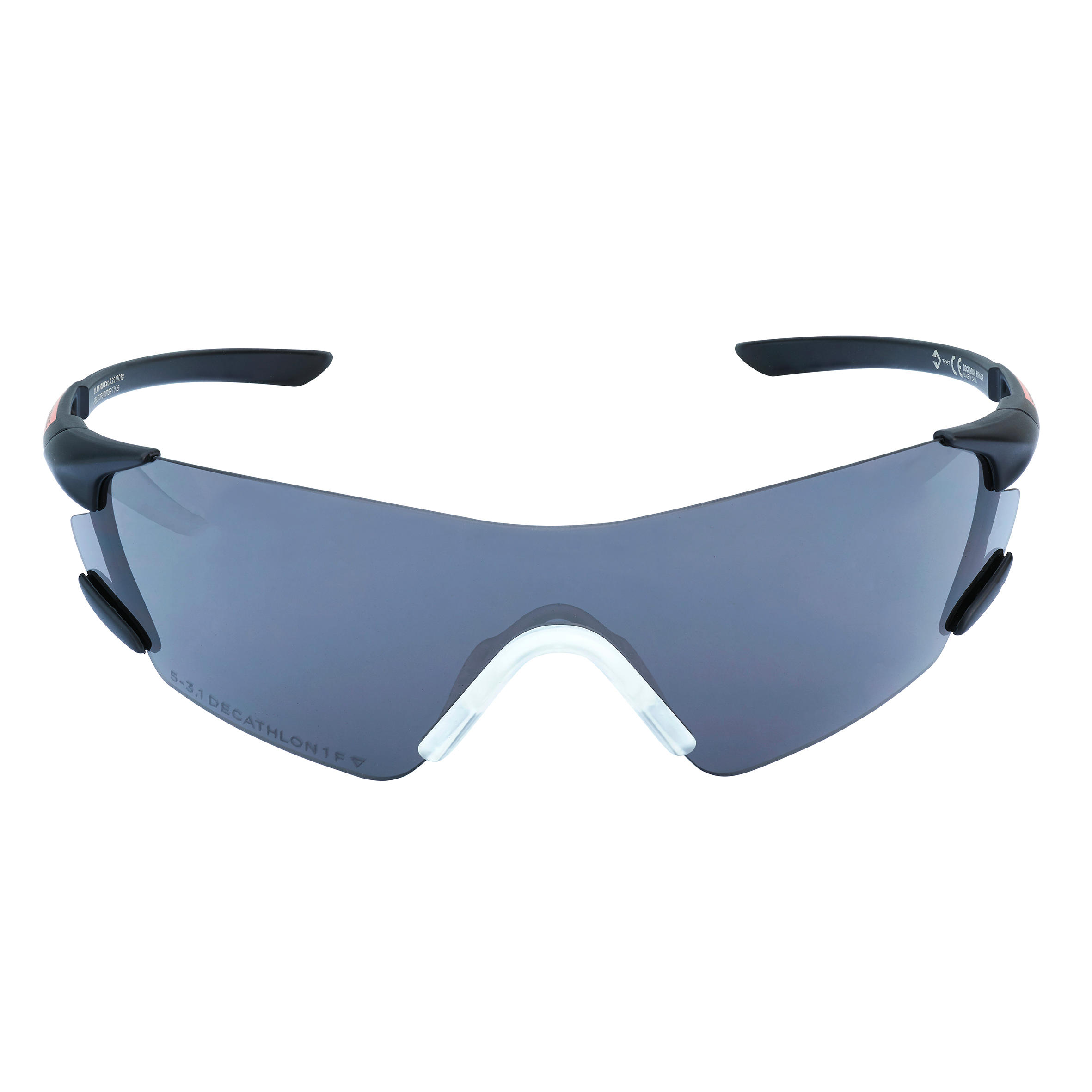 CLAY PIGEON SHOOTING PROTECTIVE GLASSES 100, STRONG SUNGLASS LENSES, CATEGORY 3 2/5