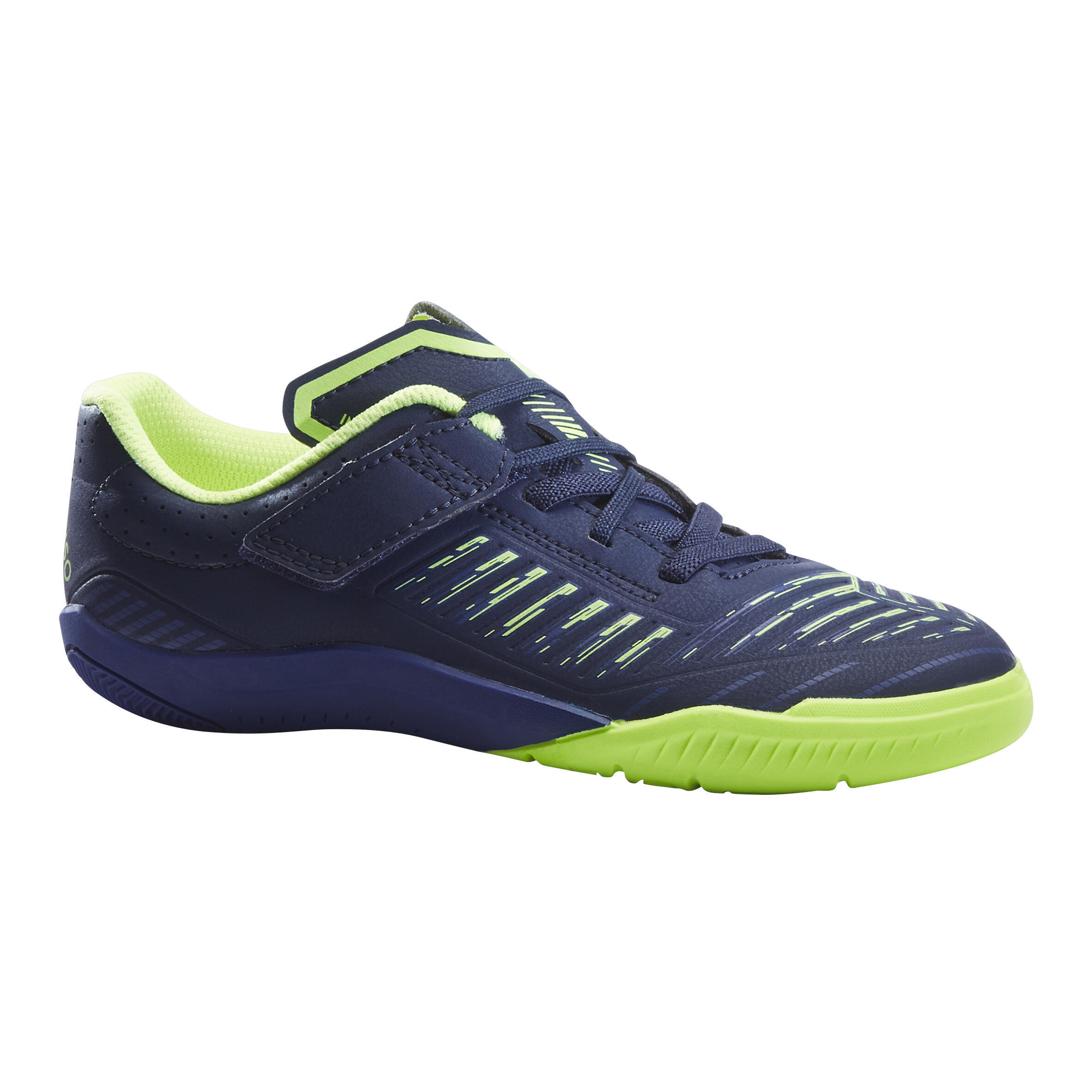 KIPSTA Kids' Futsal Shoes Ginka 500 - Dark Blue