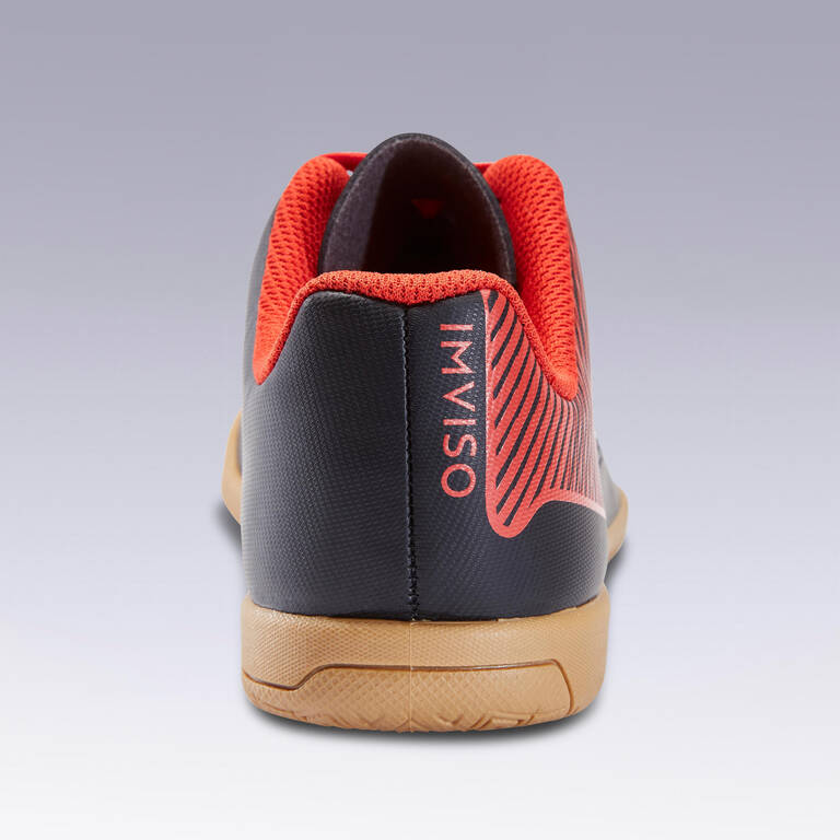 Kids' Futsal Trainers 100 - Black/Red