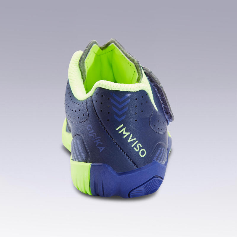 Chaussures de Futsal enfant GINKA 500 bleu foncé