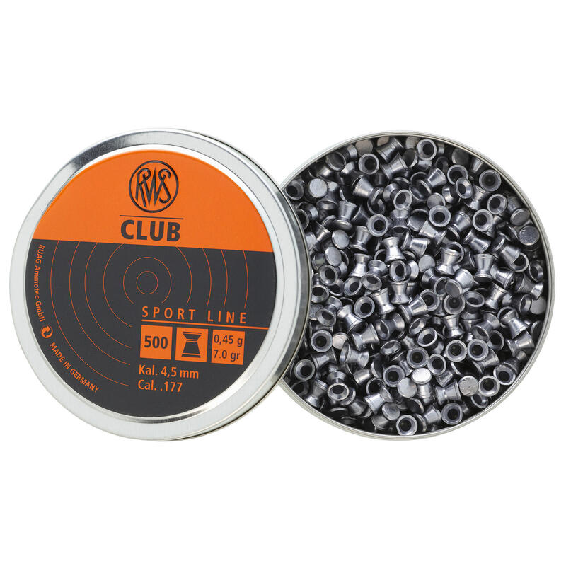 Chumbos 4,5 mm Ar Comprimido CLUB RWS X500