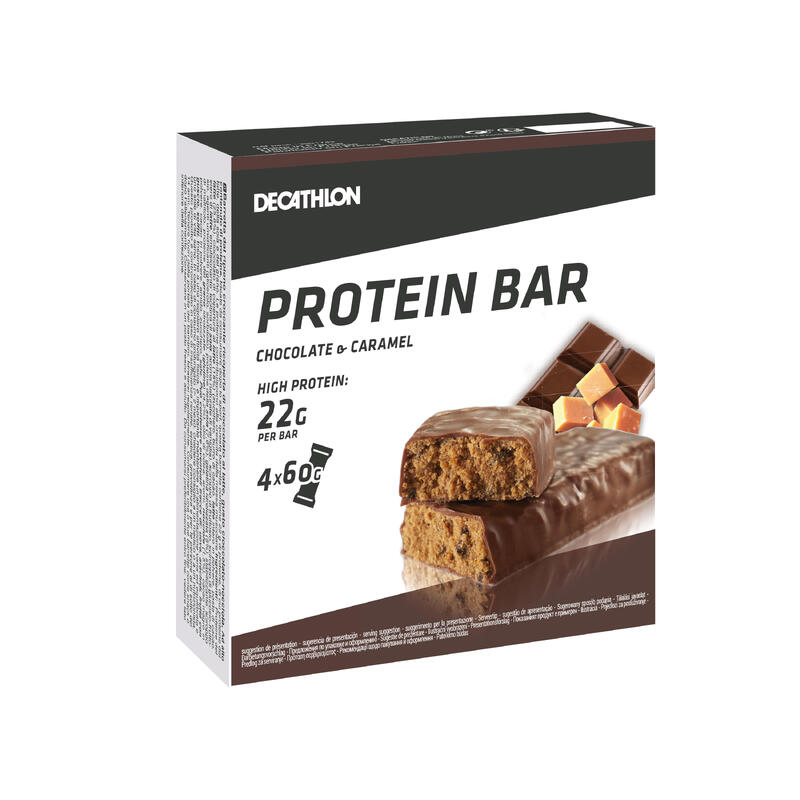 Baton białkowy Domyos Protein Bar czekoladowo-karmelowy x4