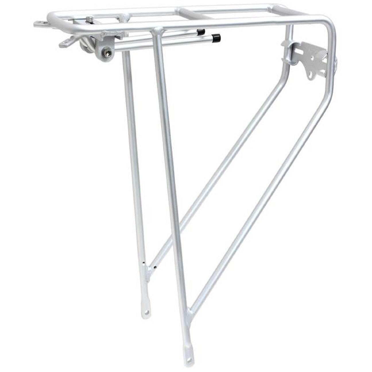 Tour Ultralight Rear Bike Pannier Rack Silver Tortec Decathlon