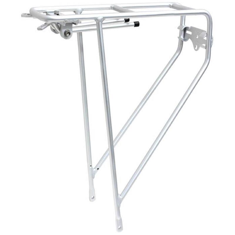 Tour Ultralight Rear Bike Pannier Rack - Silver TORTEC - Decathlon