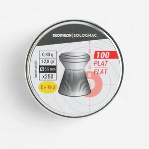 Perdigónes Tiro Deportivo Solognac Plano 5,5 mm x 250