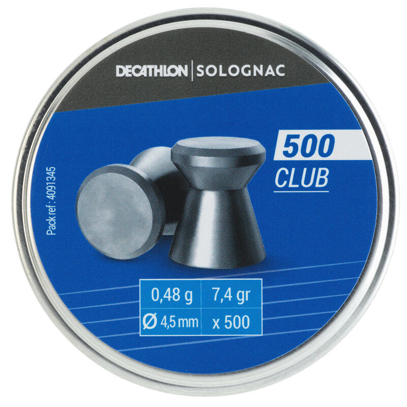 Perdigónes Tiro Deportivo Solognac 500 Club Lote 10 Cajas Calibre 4,5mm