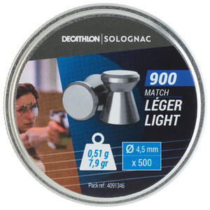 Perdigones Tiro Deportivo Solognac 900 Precision Light cal 4,5 mm x 500 u.