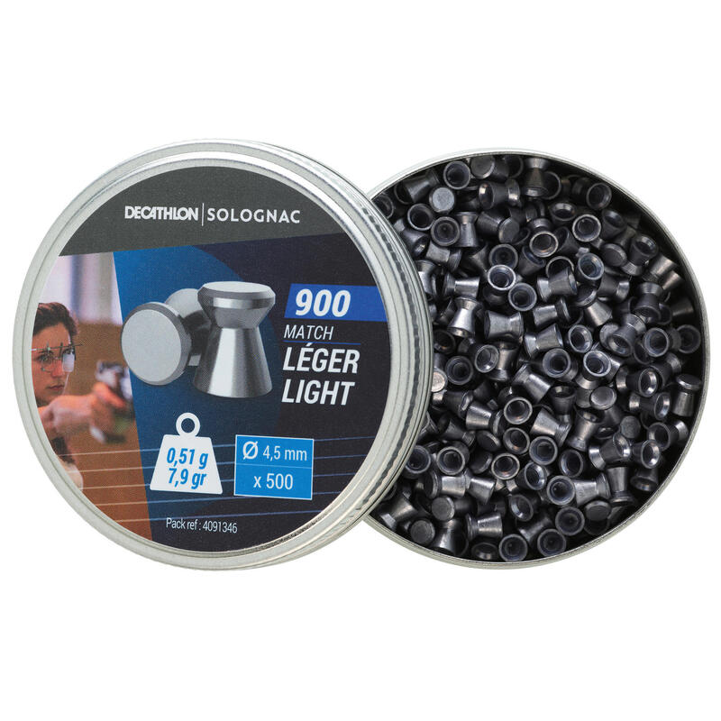 Perdigones Tiro Deportivo Solognac 900 Precision Light cal 4,5 mm x 500 u.