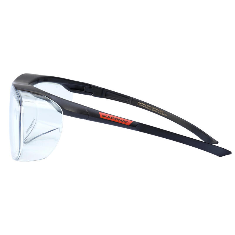 Klip na ochranné brýle s odolným čirým sklem kategorie 0 Clay 100 OTG