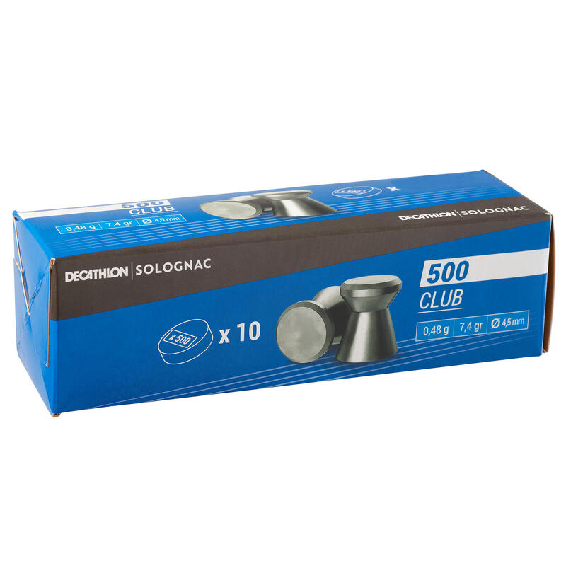 Perdigónes Tiro Deportivo Solognac 500 Club Lote 10 Cajas Calibre 4,5mm