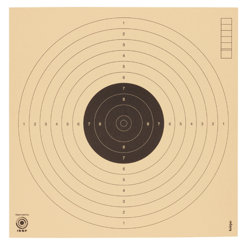 100 cibles pistolet air comprimé à 10 mètres. 17 x 17 cm