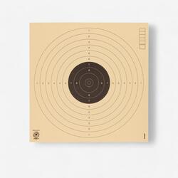 100 cibles pistolet air comprimé à 10 mètres. 17 x 17 cm