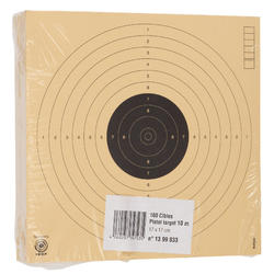  100 Cibles papier à découper: v1-1 cible de tir airsoft de  15,84 cm x 15,84 cm pour airsoft air comprimé petit calibre tir sportif