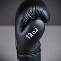 BOXHANDSKAR Boxning - Boxningshandske 120 svart OUTSHOCK - Boxningshandskar, Träningshandskar och Boxningslindor