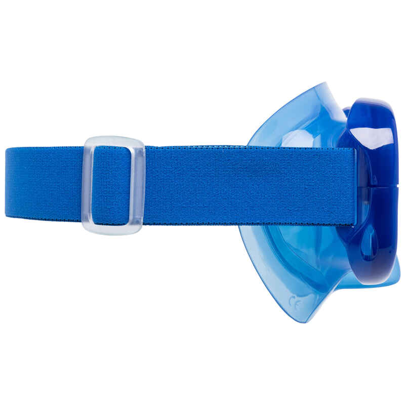 Kit Snorkeling Careta + Snorkel Adulto 100 Azul Decathlon