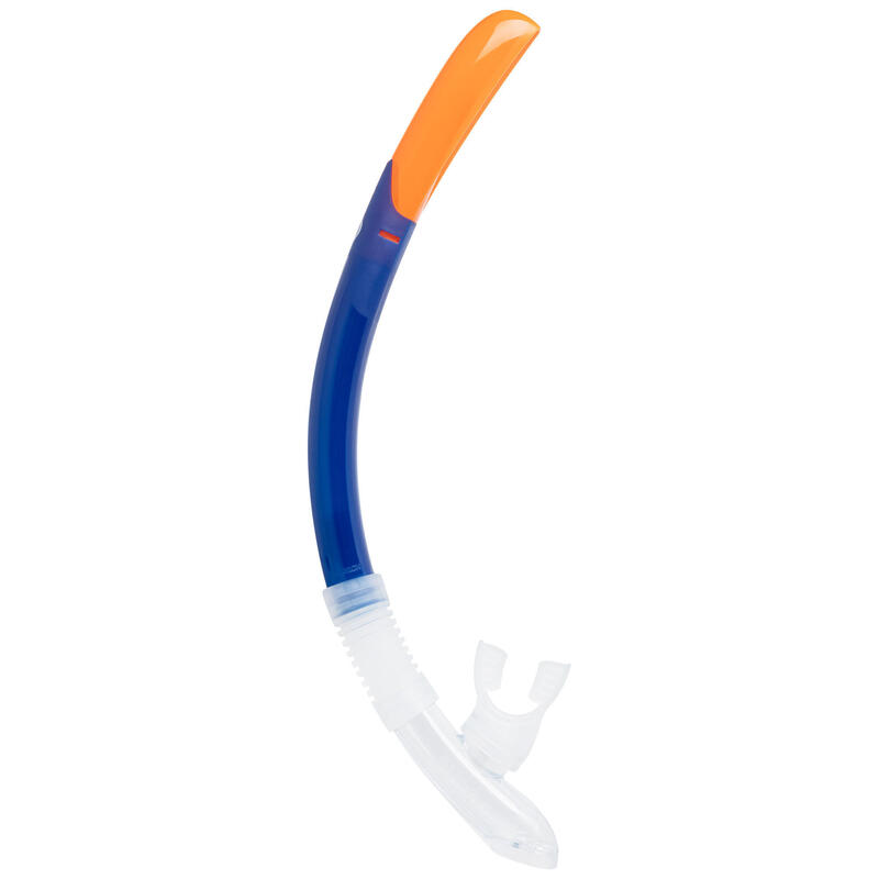 Snorkelset voor volwassenen duikbril en snorkel 100 blauw