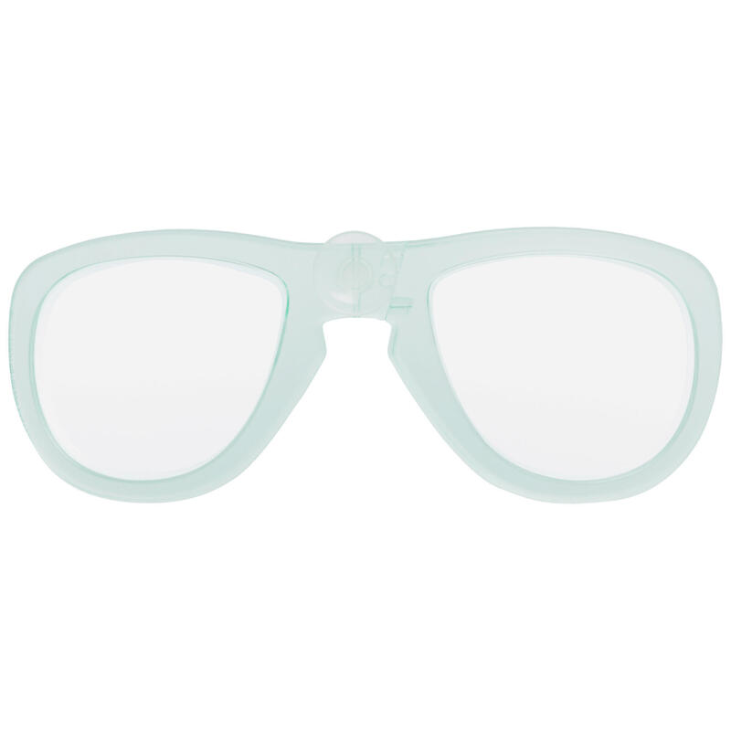 Easybreath Korrekturglas links Kurzsichtigkeit mintgrün