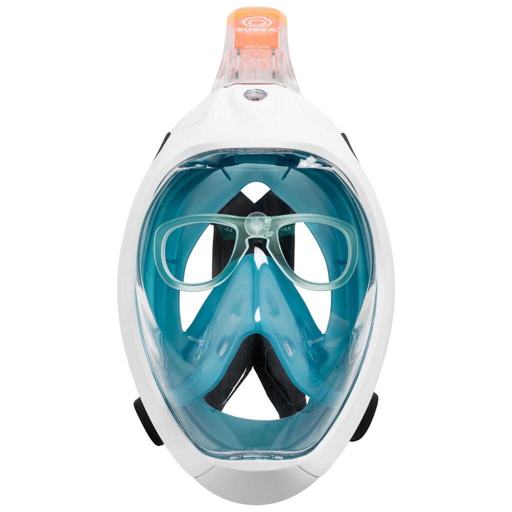 Verre correcteur droit myopie pour le masque Easybreath vert menthe