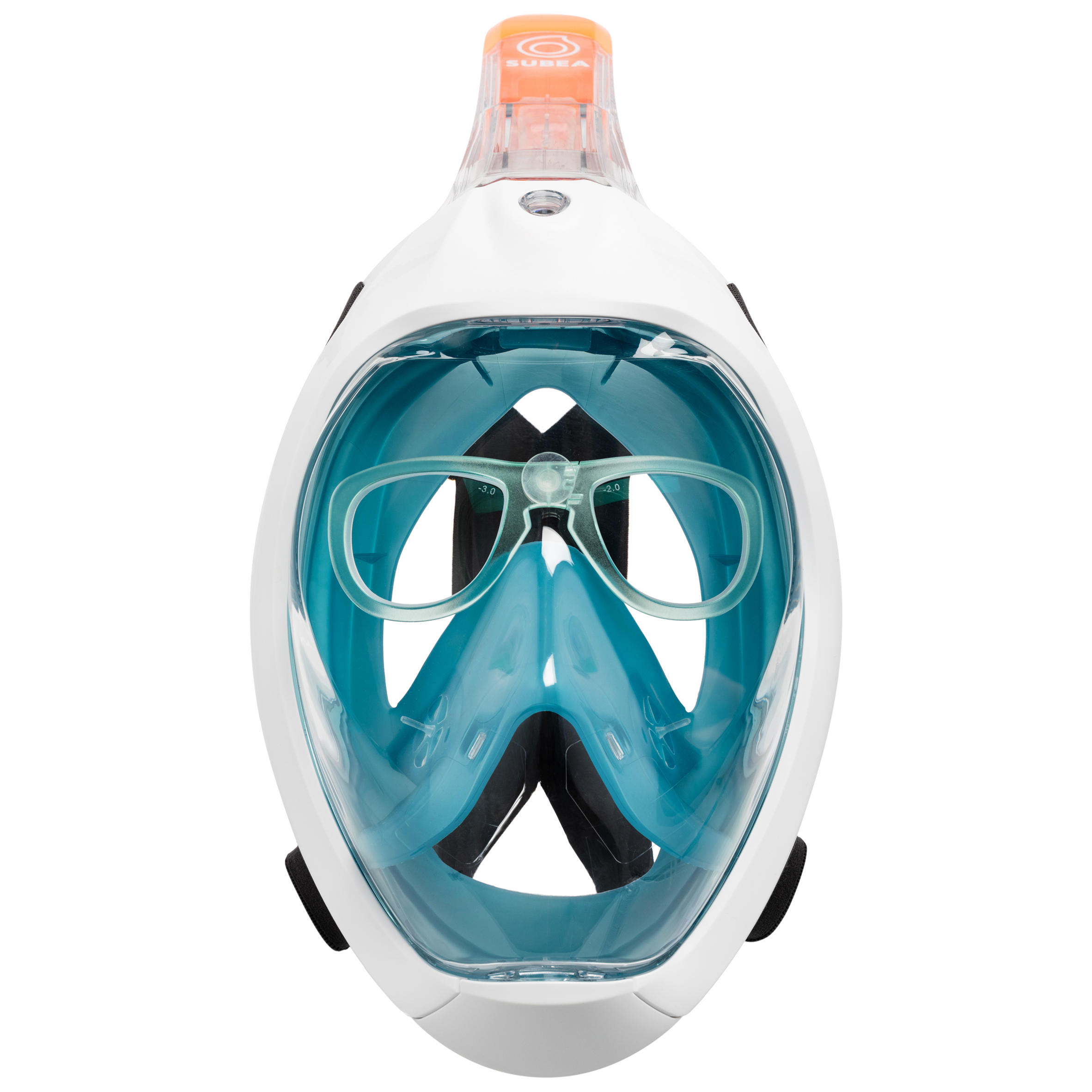 DECATHLON Korekčné sklíčko pravé na krátkozrakosť do masky Easybreath mätovozelené 0 · záber 8