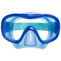 Kit Buceo Máscara + Tubo Snorkel 100 Adulto Azul