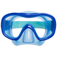 Komplet za ronjenje 100 Drytop maska i disaljka za odrasle - plavi