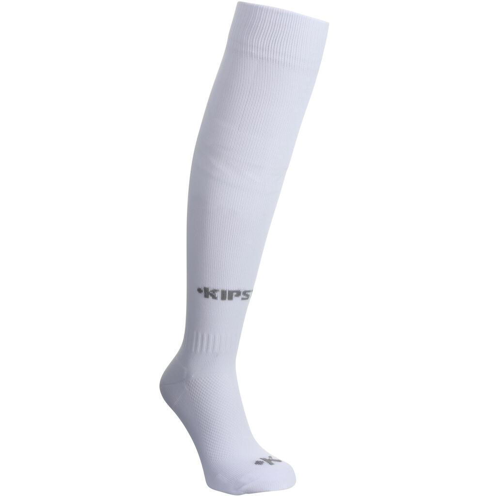 F 100 Junior Football Socks - Knee Length White