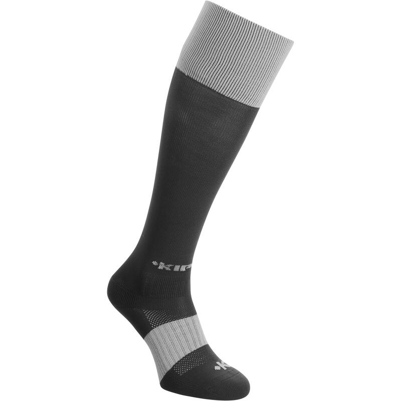 Chaussettes hautes de rugby R500 noire