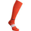 Futbalové ponožky F500 pre dospelých červené