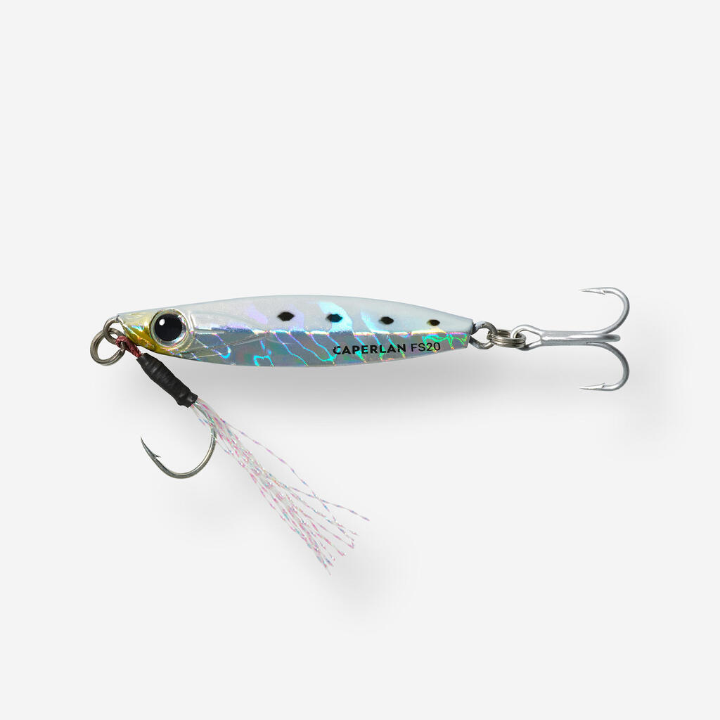 Casting jig biastos fast assist 20gr blanc pêche au leurre en mer