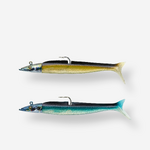 COMBO leurres souples shad lançon EELO 150 18g AYU/BLEU