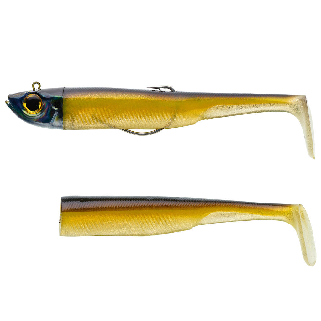 Sea fishing supple lures Texas anchovy shad KIT ANCHO 150 35 g - Ayu