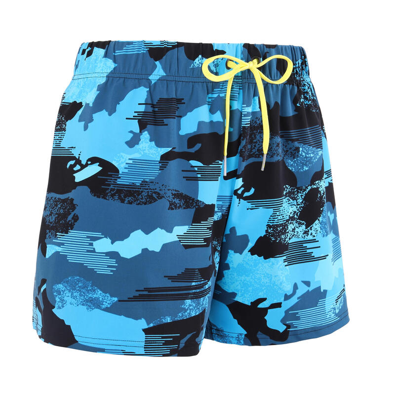 Men's Swimming Short Swim Shorts 100 - Camo Blue