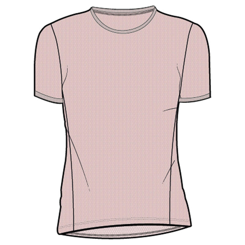 Laufshirt kurzarm Damen weich atmungsaktiv - Soft rosa