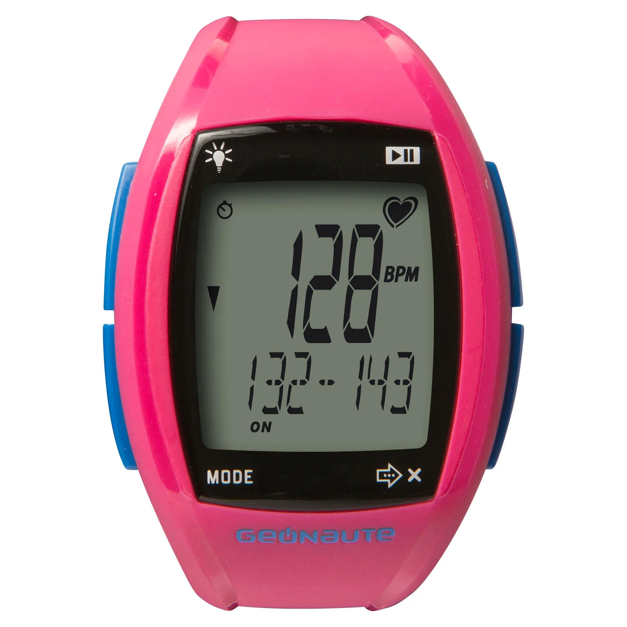 ONrhythm 310 HRM Watch and Coded Chest Strap - pink 7/11