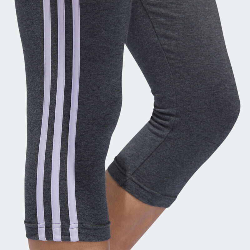 Corsaire Adidas Essential femme en coton gris