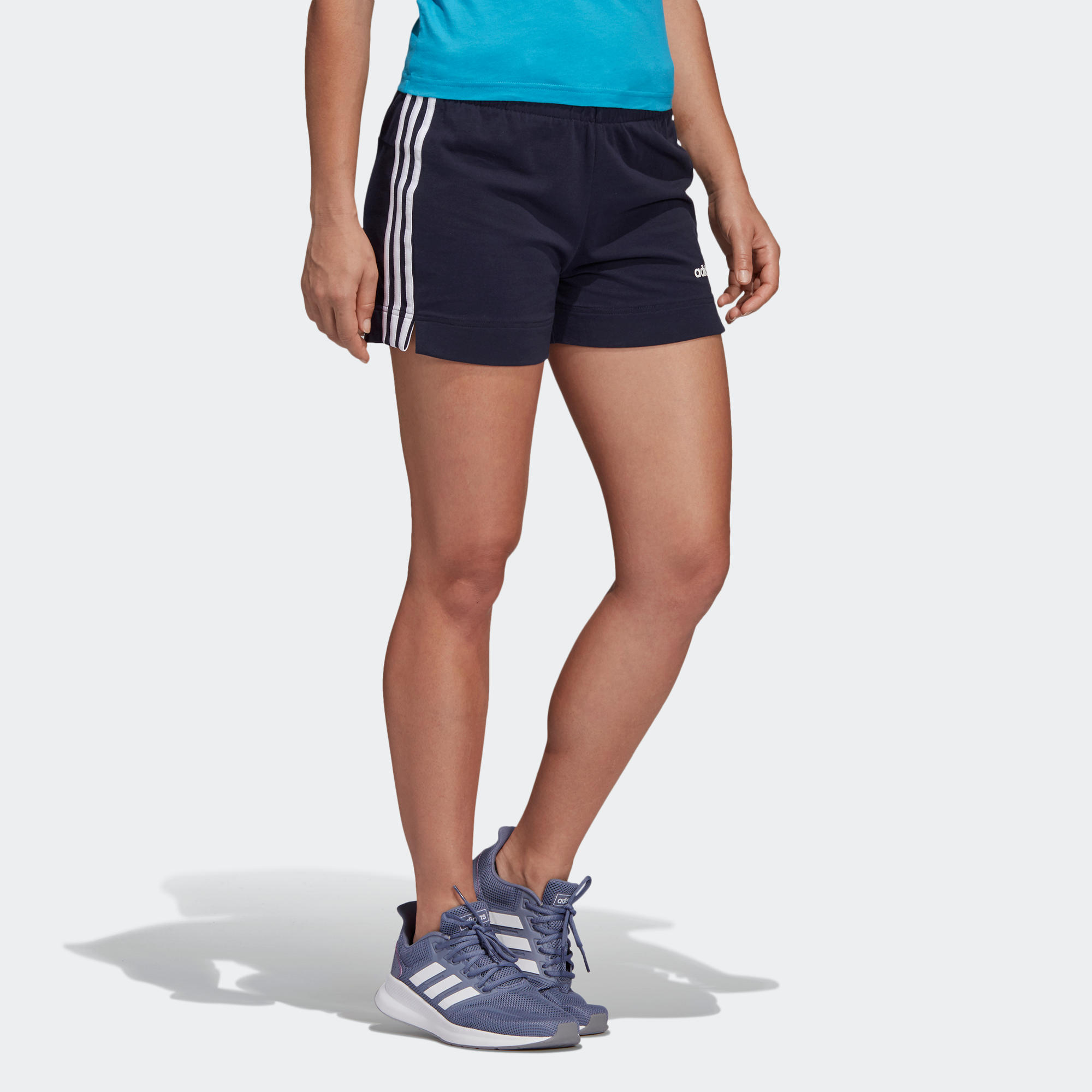 Cotton Shorts Essentials - Navy - Decathlon