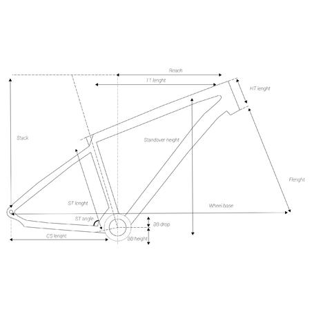 VÉLO VTT ST 530 MDB NOIR JAUNE 27,5"