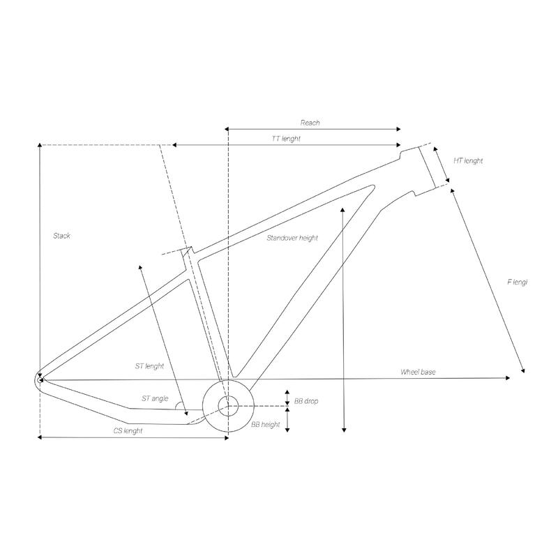 Bici Mtb Cross Country Front ROCKRIDER XC 120 29'' SRAM NX EAGLE