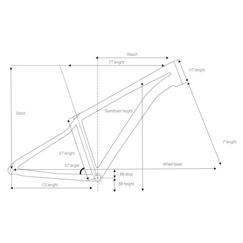 Bicicleta de montaña 27,5" aluminio monoplato Rockrider ST 120 negro