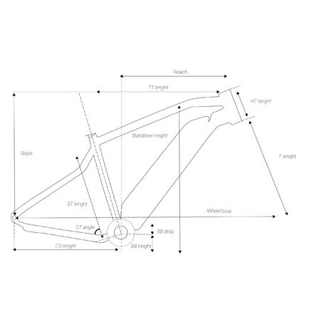 Горный велосипед электрический женский E-ST 100 27,5" 