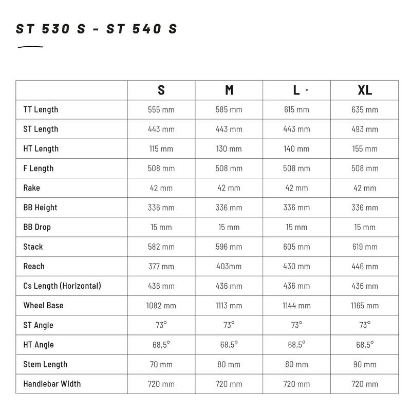 Celoodpružené horské kolo 27,5 " ST 530 S černo-červené