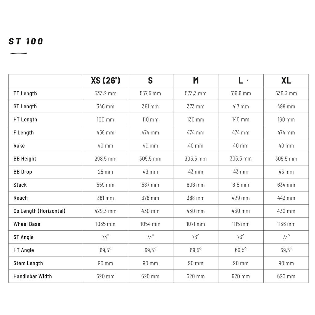 Sivi brdski bicikl ST 100 (27,5 inča)