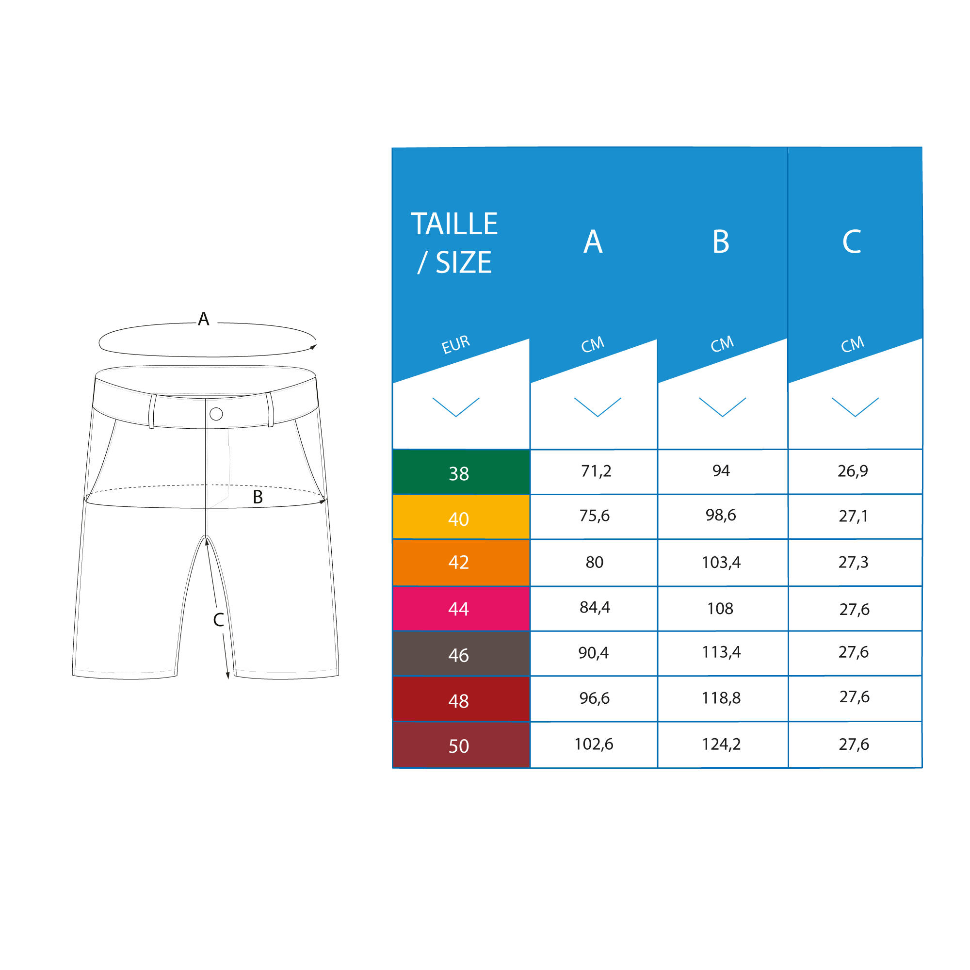 MEN'S ULTRA-LIGHTWEIGHT GOLF SHORTS - WHITE 5/5