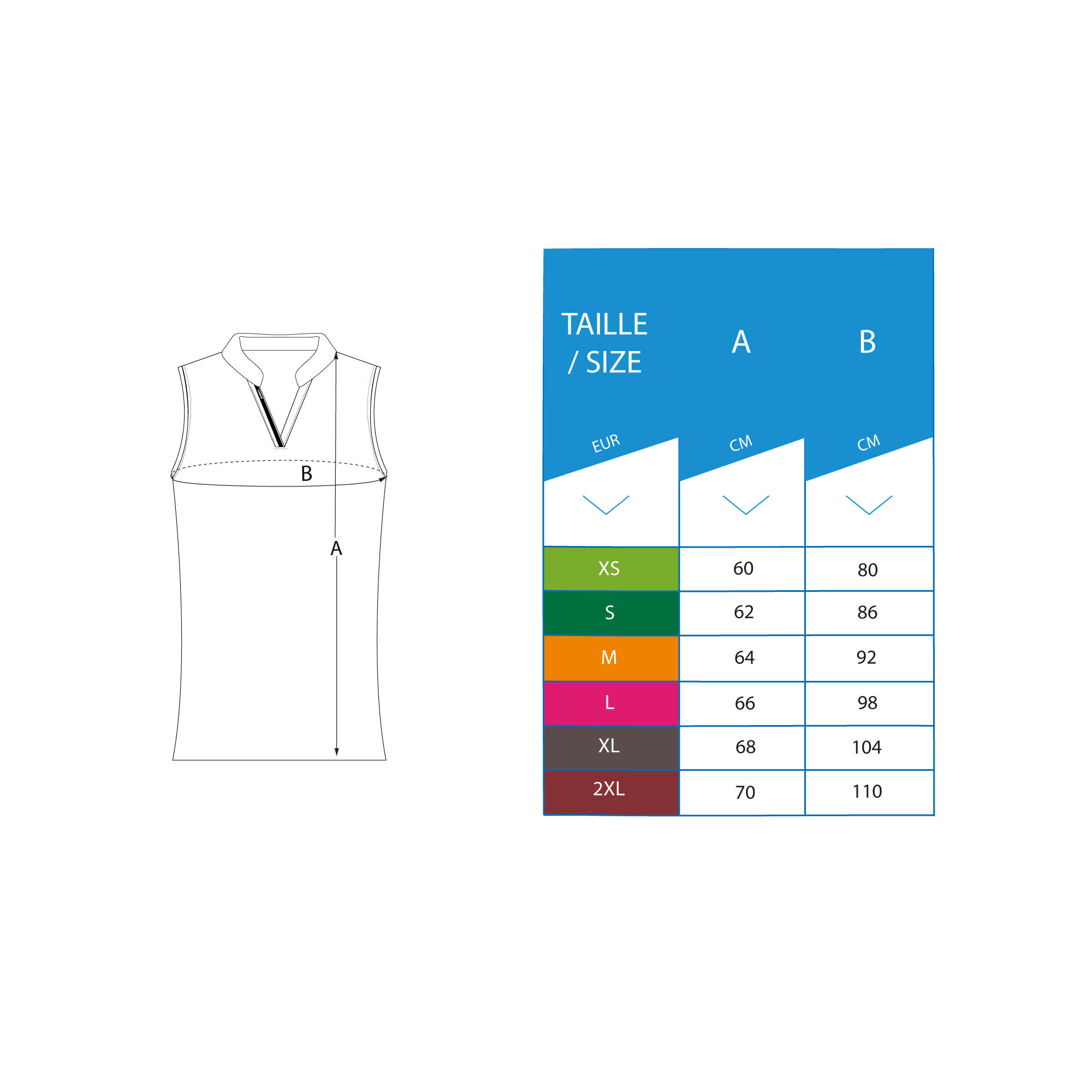 POLO DE GOLF SANS MANCHES ULTRALIGHT  FEMME JAUNE 7/7