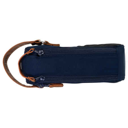 Semi-Rigid Bag for 3 Petanque Boules - Blue